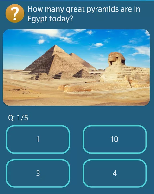 How many great pyramids are in Egypt today?