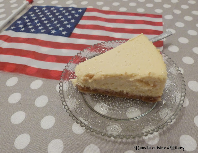 Le traditionnel cheesecake New-yorkais