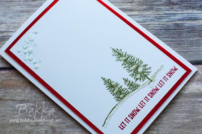 Pretty Sparkly Snowscape Christmas Cards - Fast and Fabulous - Get the details and instructions here