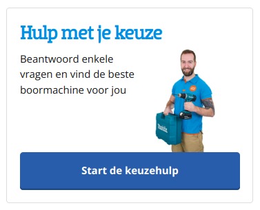 Boormachine Keuzehulp