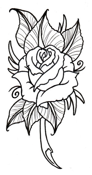 Black and White Tattoos Designs