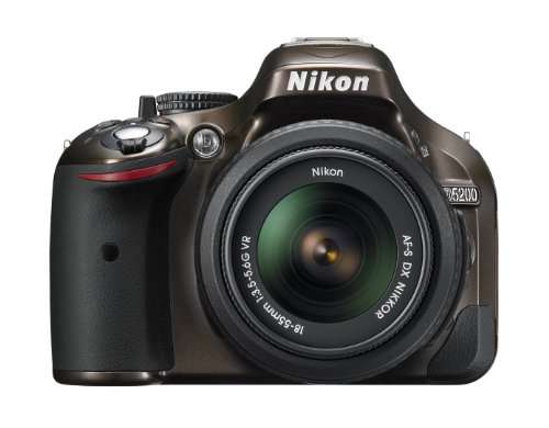 Nikon D5200 24.1 MP CMOS Digital SLR with 18-55mm f/3.5-5.6 AF-S DX VR NIKKOR Zoom Lens (Bronze)