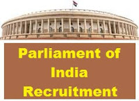 11 Posts - Parliament of India Recruitment 2021 - Last Date 11 October