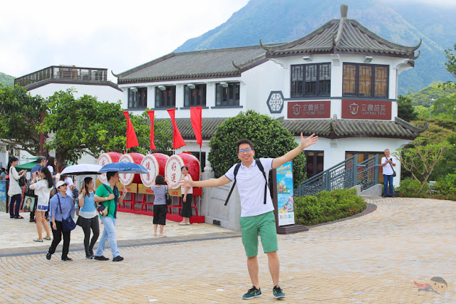 Renz Cheng in Ngong Ping Village