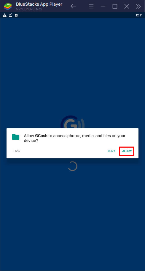 gcash wants to access media, photo and files