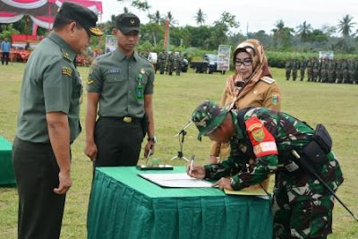 Kasdam II/Sriwijaya Tutup TMMD ke-103 Kodim 0424/Tanggamus