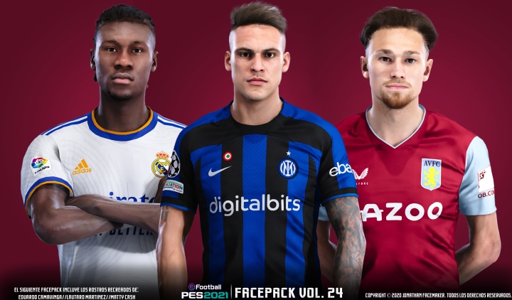 PES 2021 Facepack Vol. 24 by Jonathan Facemaker