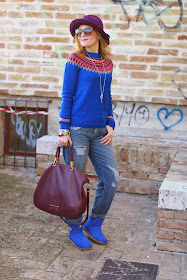 UGG Mini Bailey button, fair isle jumper, Ecua-Andino hat, Fashion and Cookies, fashion blogger