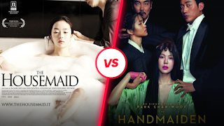 Comparison of two films: The Housemaid vs The Handmaiden. Different stories, same captivating essence.