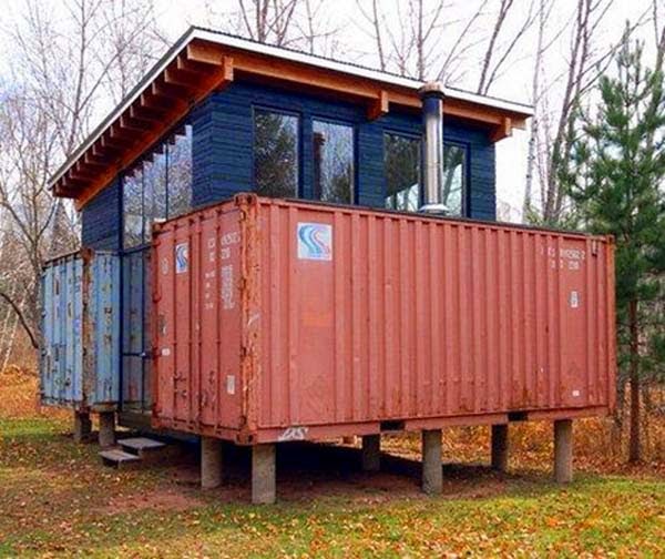 A Shipping Container Costs About $2,000. What These 15 People Did With That Is Beyond Epic - Modern, yet … not.
