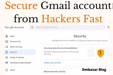 How to secure your google Gmail account from hackers? 