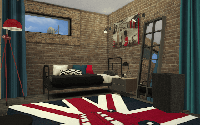 chambre london Sims 4