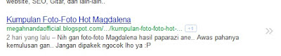 Optimisasi SEO - Pentingnya META Description