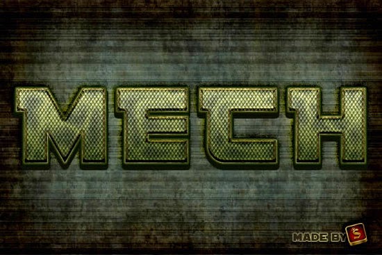 http://psd.tutsplus.com/tutorials/text-effects-tutorials/mech-text-effect/