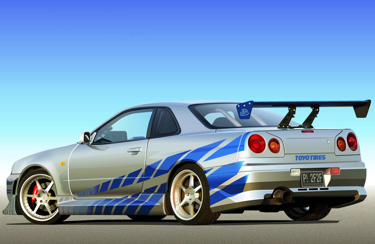 Brian O Conner S Nissan Skyline R34 GT R 2 Fast 2 Furious