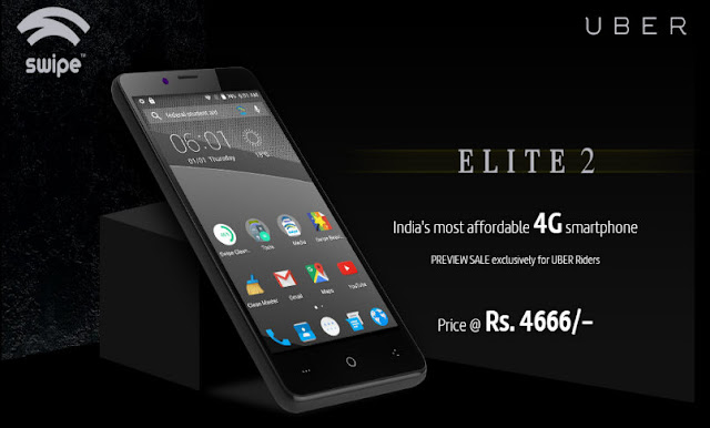 Swipe Elite 2 4G Smartphone Launched in India