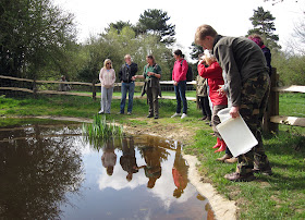 The group at Ray's Pond, Jubilee Country Park