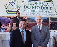 Renato Abaurre – um do 5 sócios da Rio Doce e Rommel Barion Vice Presidente da Area de Chocolates - ABICAB