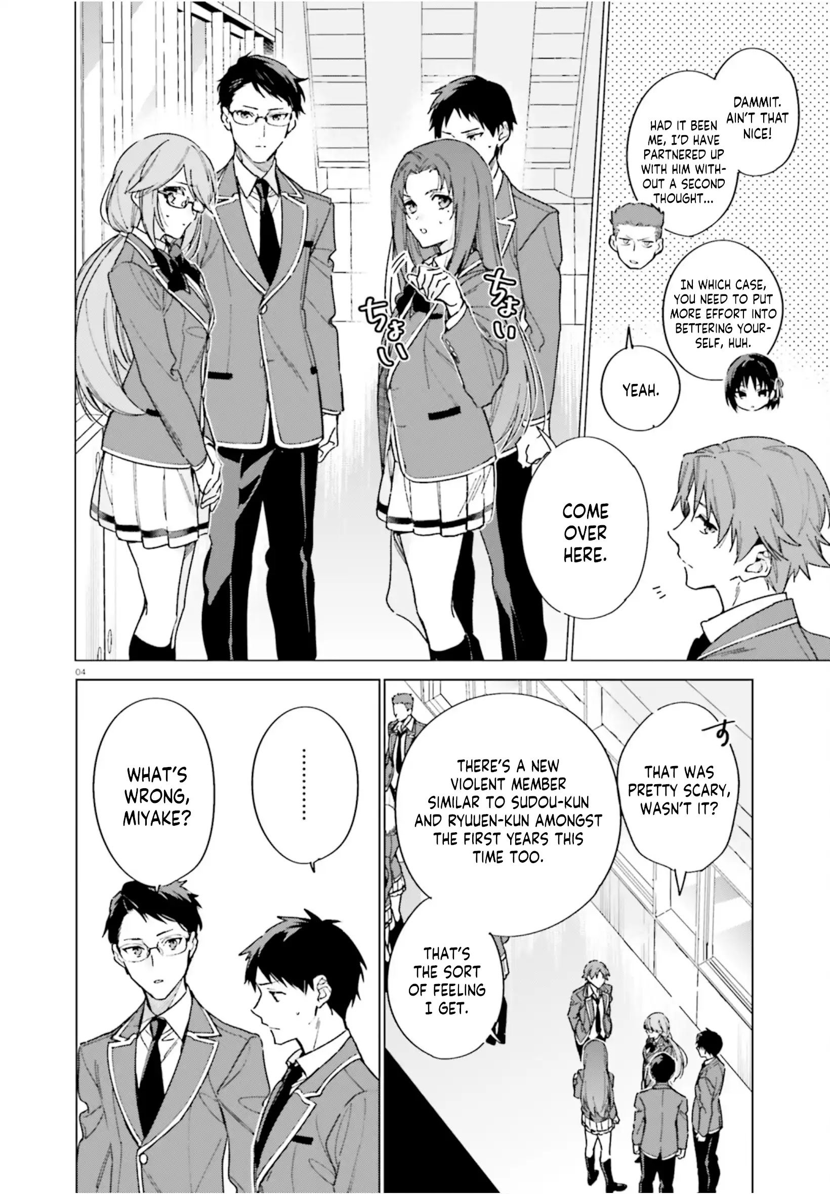 Classroom of the Elite – 2nd Year, Chapter 4 - Classroom of the Elite Manga  Online