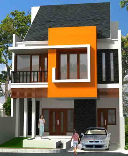 Inspirasi Model Rumah  Minimalis  Terbaru 2  Lantai  Type  21 