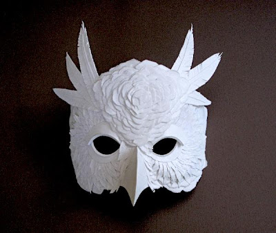 Beautiful Cut Paper Animal Masks by Flurry & Salk. Seen On lolpicturegallery.blogspot.com