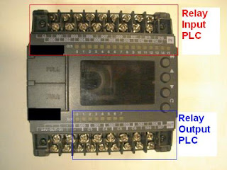 Masukan relay output PLC