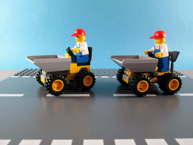 MOD e comparação com o set LEGO City 30348 Mini Dumper