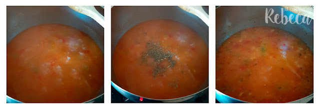 Receta de sopa de alubias con verdura: acabado