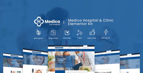Best Hospital and Clinic Elementor Template Kit