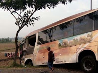 Tabrakan Bus Safari Dharma Raya vs Minibus di Kudus, 2 Orang Meninggal Dunia 