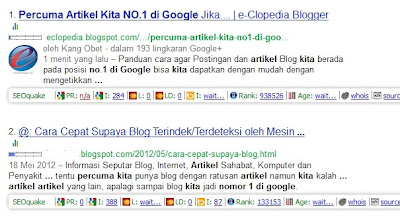 agar cepat terindex google,seo,blogspot.com