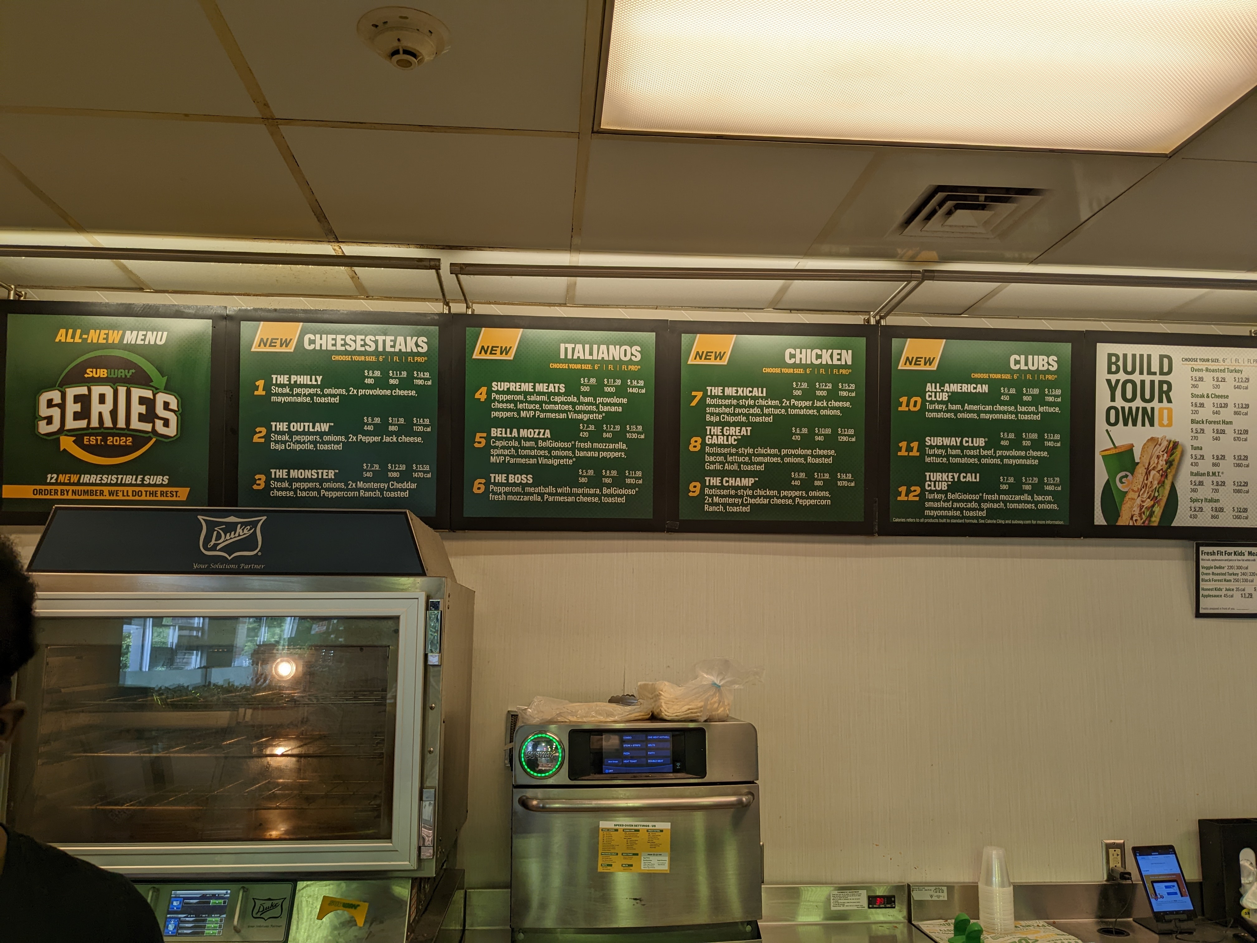 What are the Subway menu changes?