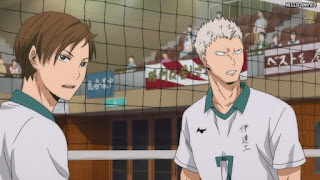 ハイキュー!! アニメ 第1期17話 二口堅治 青根高伸 | HAIKYU!! Episode 17