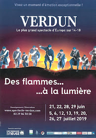 VERDUN (55) - Spectacle "Des flammes...à la lumière" (21 juin-27 juillet 2019)