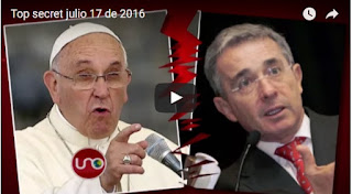 Papa Francisco no recibió a Uribe Vélez