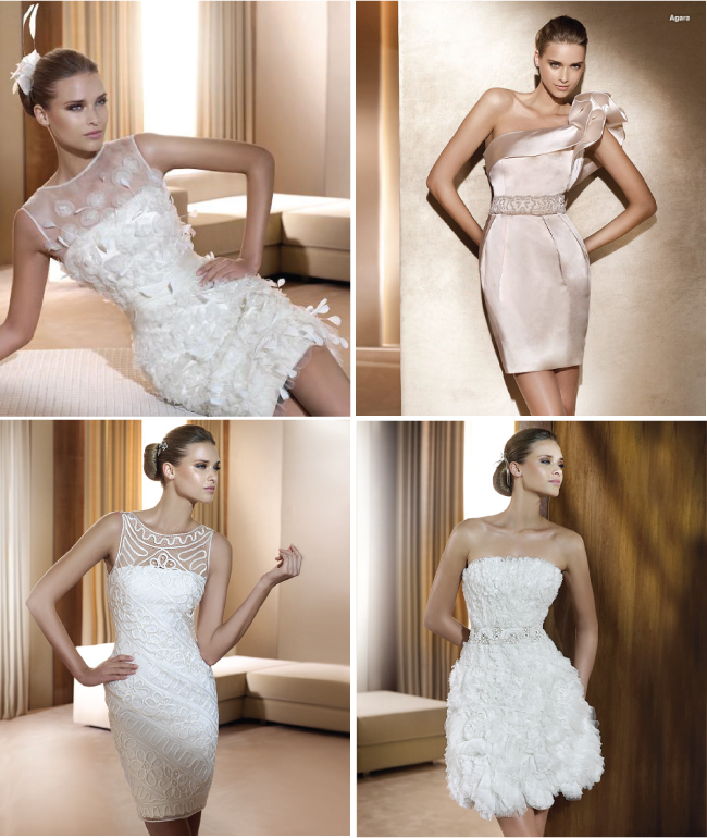 The City Collection 2011 of Pronovias offers the best short dresses for