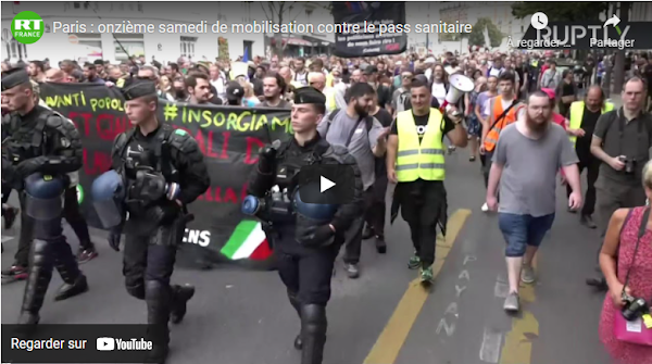 [LIVE VIDEOS] Onzième samedi de mobilisation contre le pass sanitaire 