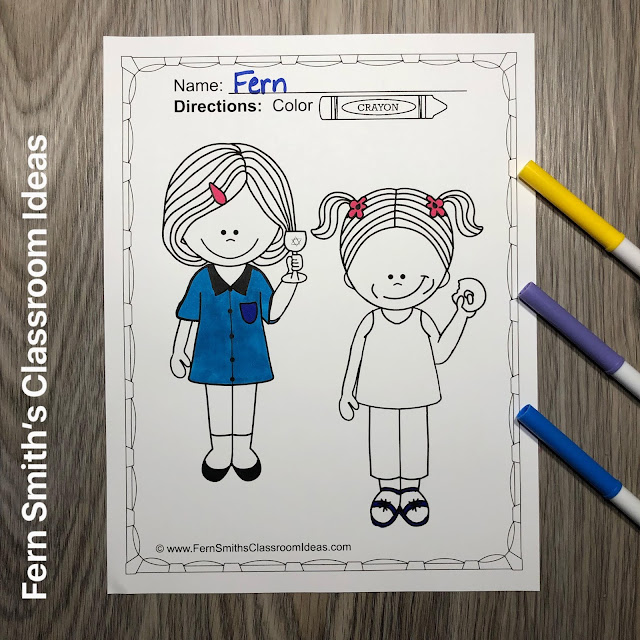 Click Here to Download These Hanukkah Coloring Pages Today for Your Classroom!