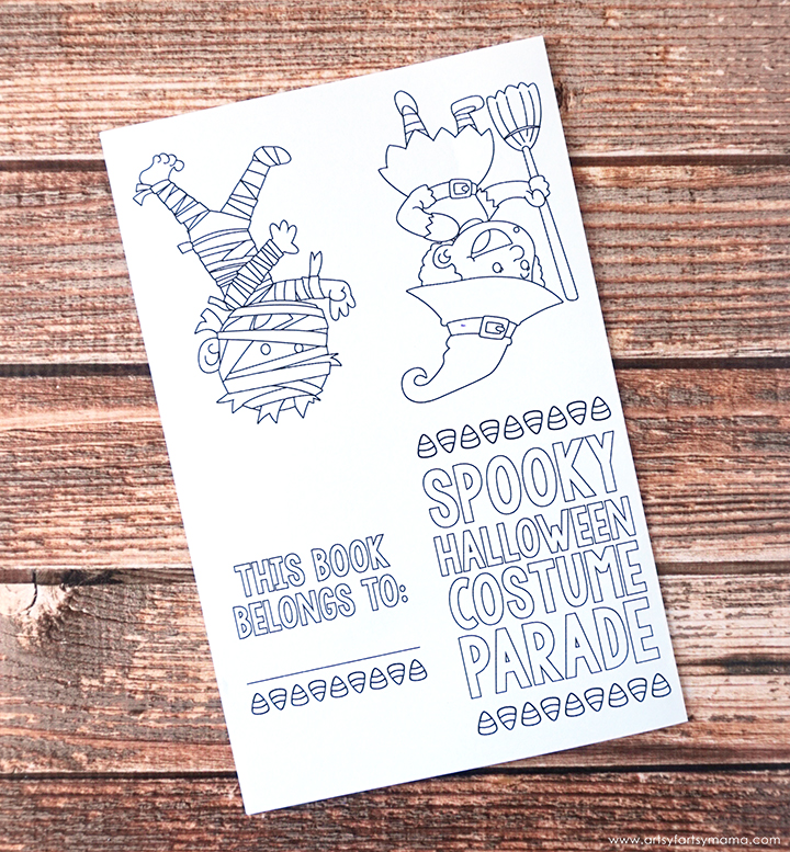Download Free Printable Mini Halloween Coloring Book Artsy Fartsy Mama