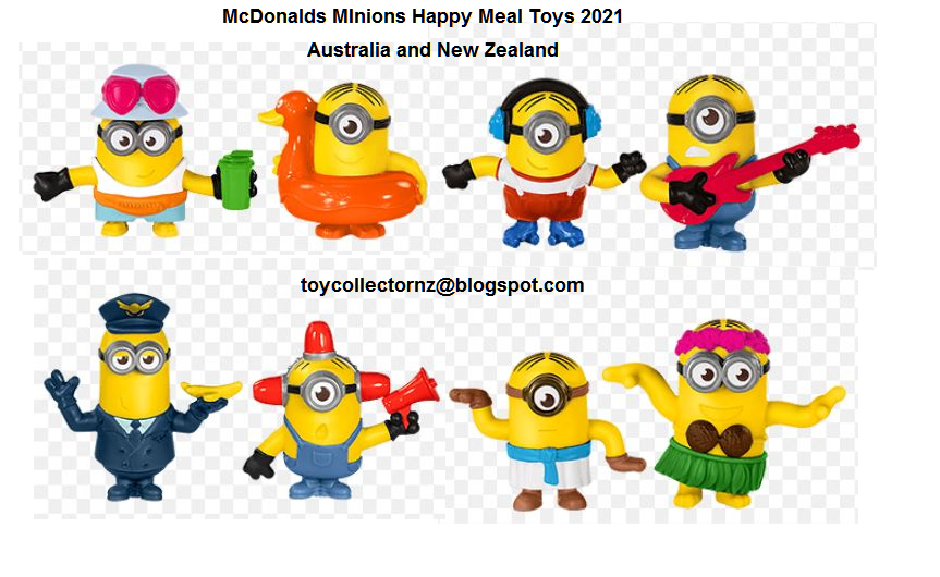 Toy Collector New Zealand Mcdonalds Minions Happy Meal Toys 21 Australia And New Zealand