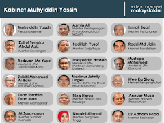 Fakta Senarai Menteri Kabinet Perikatan Nasional Muhyiddin Yassin