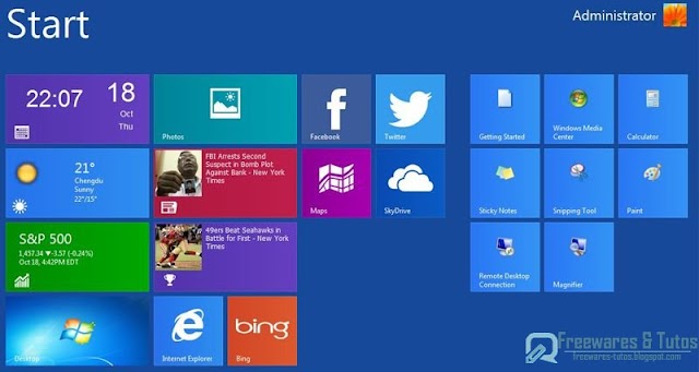 WinMetro : un logiciel gratuit pour donner une touche Windows 8 à votre ordinateur