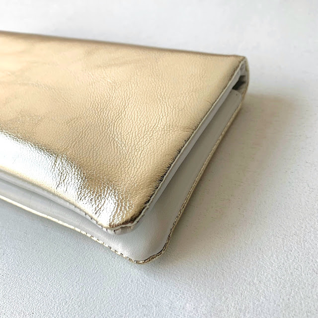 COSMICWONDER【コズミックワンダー】Fulgent silver and white gold leather wallet◆八十八/丸亀・エイティエイト/新居浜