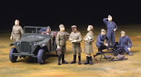 Tamiya 1/48 RUSSIAN FIELD CAR GAZ-67B w/OFFICERS(89767) Color Guide & Paint Conversion Chart　