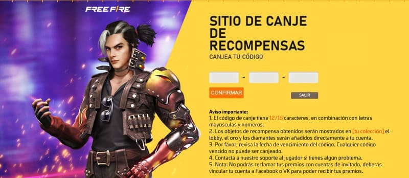 codigos de free fire para conseguir diamantes gratis