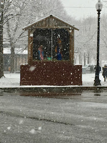 Nativity scene on Boston Common