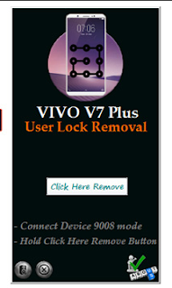 Remove Vivo V7 plus Pattern lock,screen lock,All user lock | Vivo V7 Plus Unlock Tool Free Download