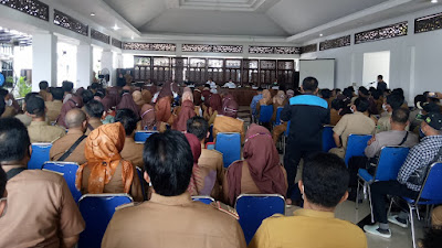 Pesan Bupati Empat Lawang Joncik Muhammad Pencapaian Target Vaksinasi 75 Persen Diharapakan Kerja Samanya Dinkes, Puskes, Camat, Kades, Lurah