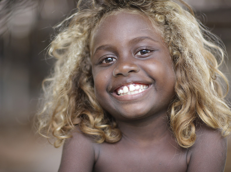 Mind-Blowing Pictures Of Melanesians, The Only Natural Black Blondes On Earth