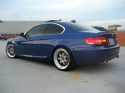 bmw 335i coupe MTech kit and M3 spoiler 19 BBS LMR Wheels